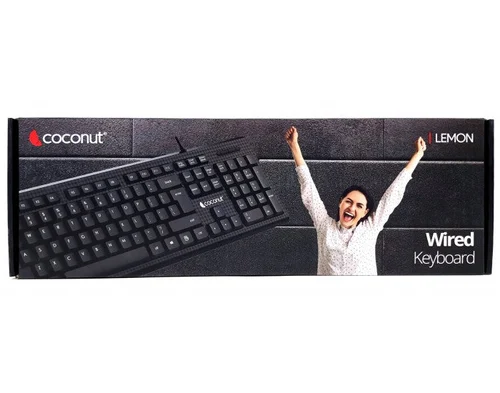 COCONUT  LEMON WIRED USB KEYBOARD